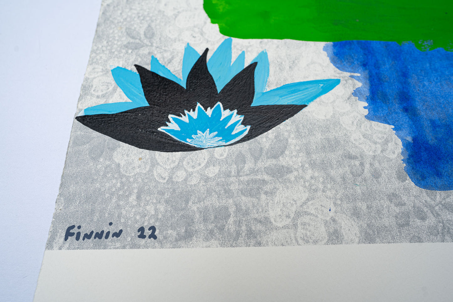 Blue Shell on Green